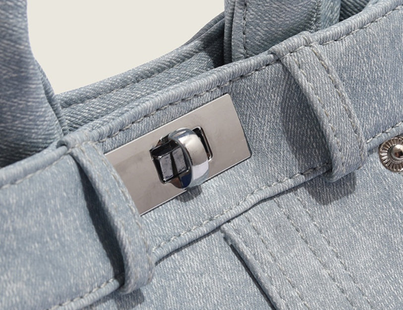 Women's Fashion Personalized Commuter Denim Handbag