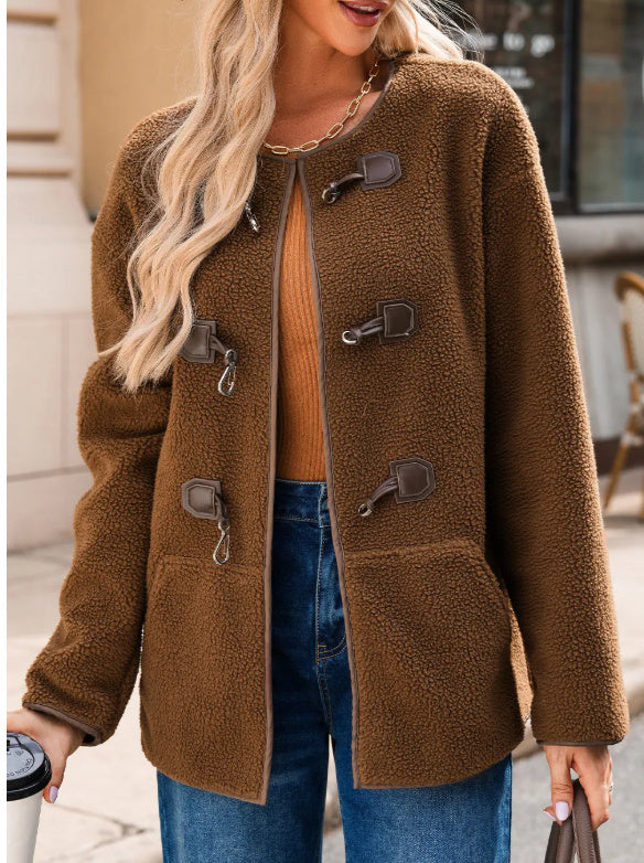 Cozy Teddy Toggle Coat