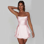 Elegant A-line Satin Dress