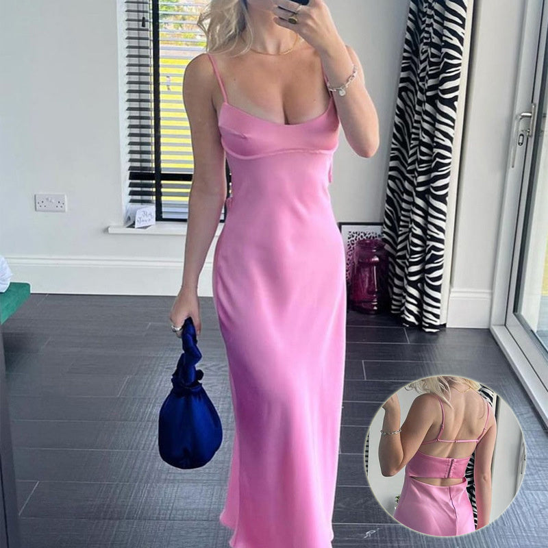 Satin Slip Maxi Dress