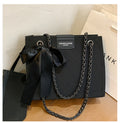 Elegant Quilted Chain Tote Bag