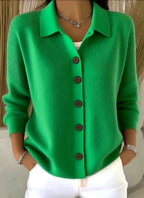 Button-knitted Sweater Cardigan
