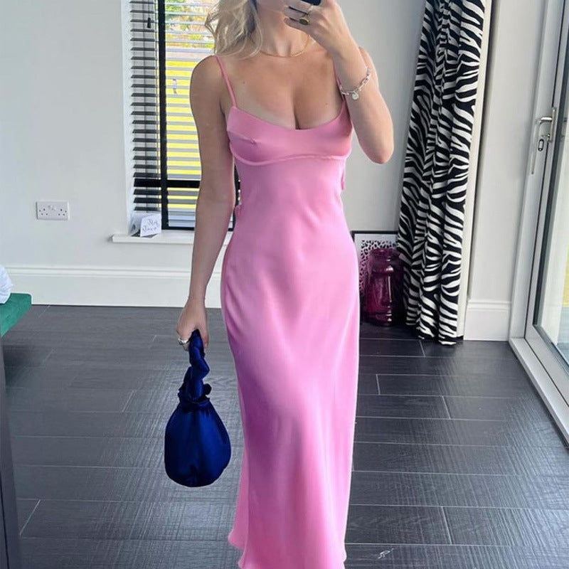 Satin Slip Maxi Dress