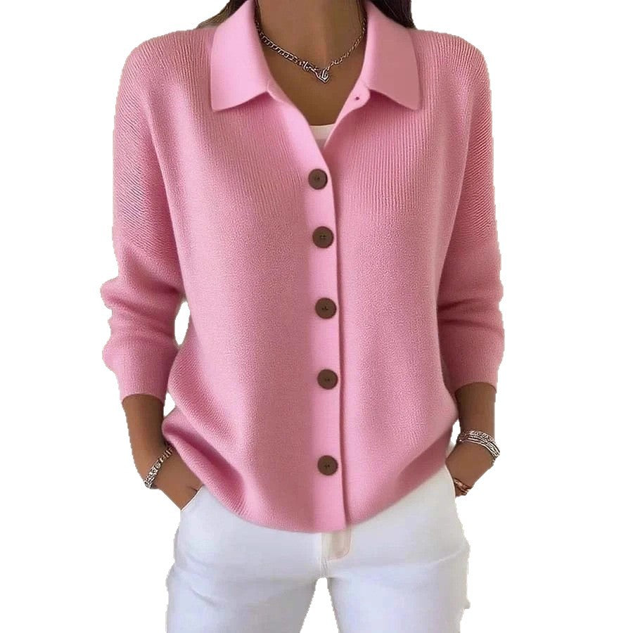 Button-knitted Sweater Cardigan