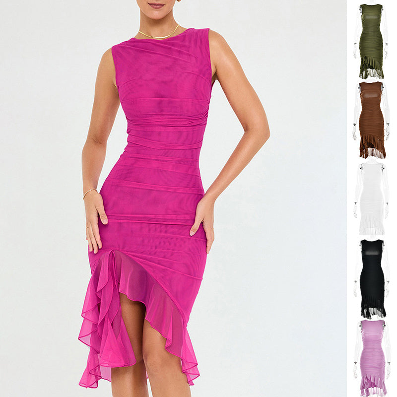 Elegant Slim Sleeveless Party Dress