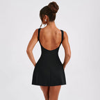 Elegant Backless Summer Mini Dress