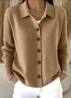 Button-knitted Sweater Cardigan