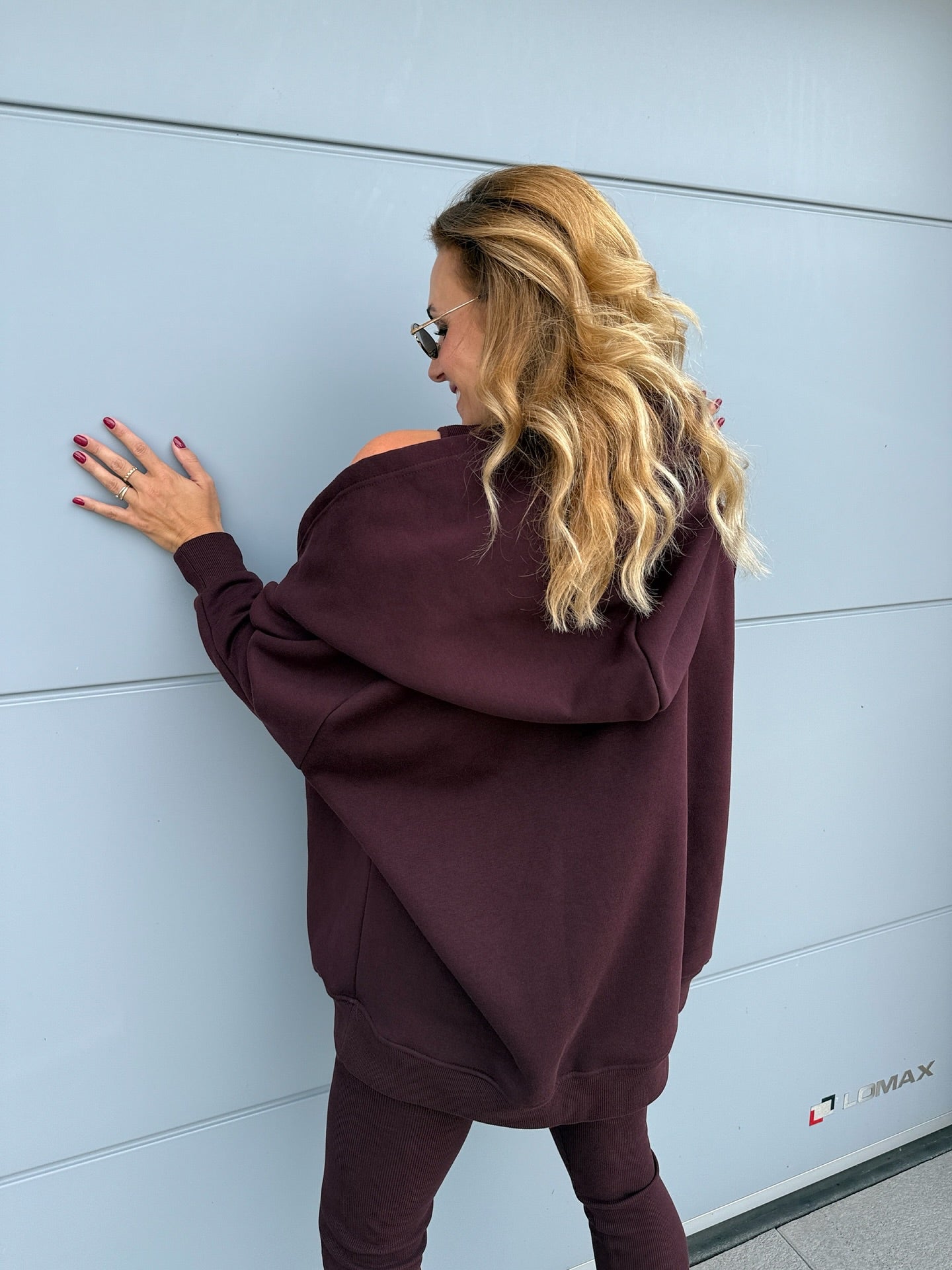 Women’s Casual 3-Piece Sport Suit | Oversized Hoodie, Padded Vest, and Slim Tapered Pants.