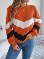 Casual sweater with wide sleeves
