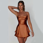 Elegant A-line Satin Dress