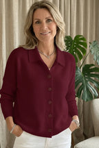 Button-knitted Sweater Cardigan