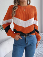 Casual sweater with wide sleeves