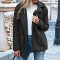 Luxe Teddy Sherpa Coat - Warm Double-Breasted Winter Jacket