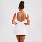 Elegant Backless Summer Mini Dress