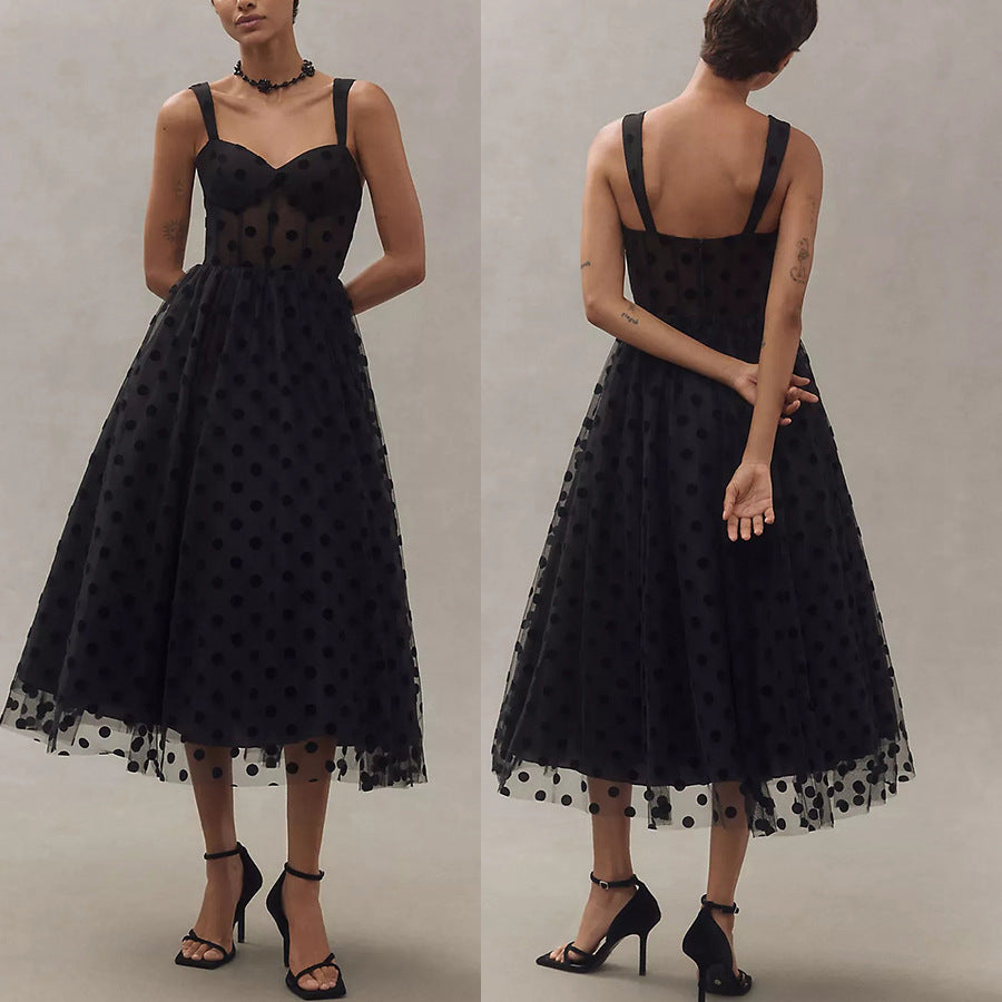 The Midnight Dots Tulle Dress