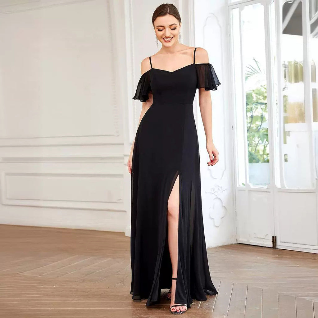 Women's Elegant And Fashionable Dress With Suspenders