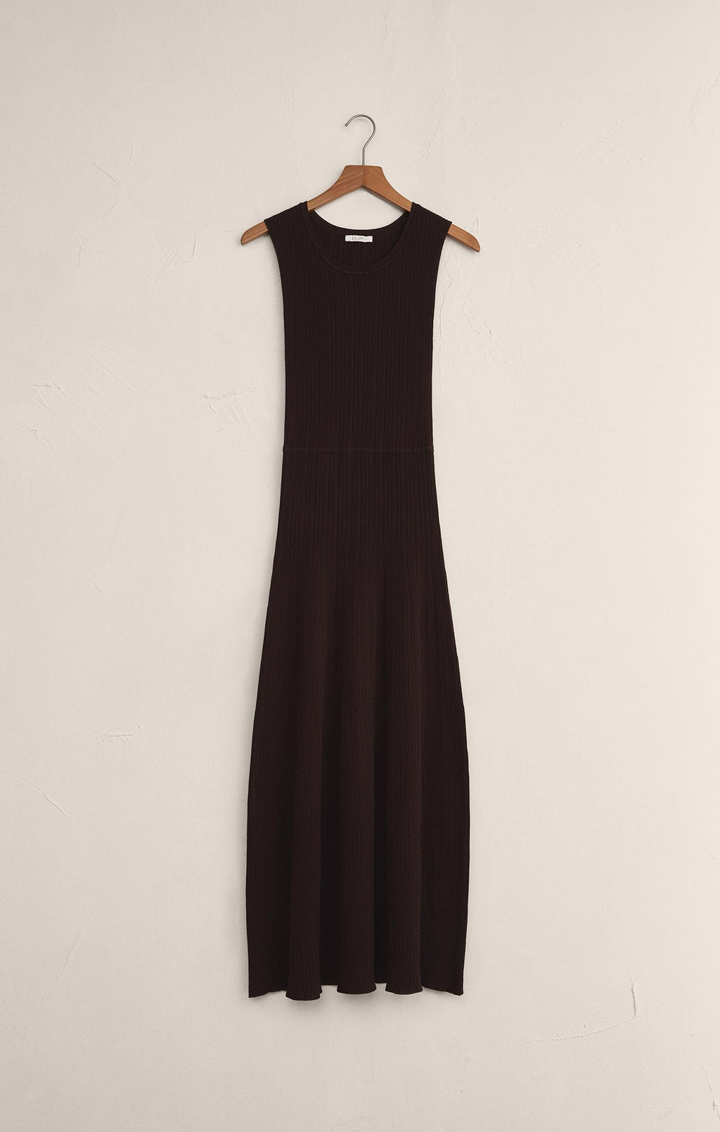 Robe pull midi Elba – Robe midi moulante en maille à manches courtes pour femme – Mélange de rayonne
