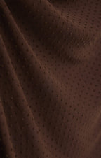 Robe midi en maille plumetis Spellbound – Robe ajustée à manches longues et superposition transparente pour femme
