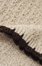 Débardeur Yessenia Whipstitch – Haut en maille sans manches à col en V avec bordure contrastée pour femme
