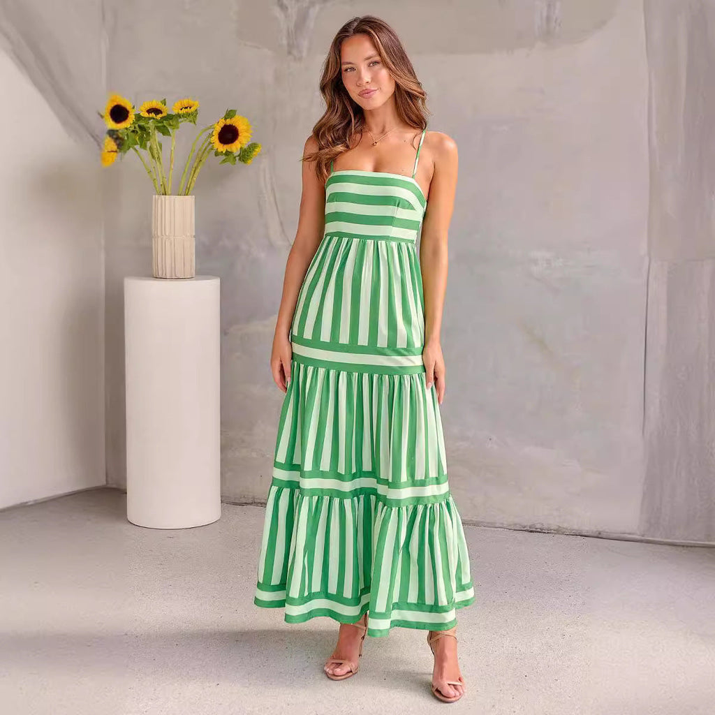 Women's light Striped Dress – Ideal for Summer