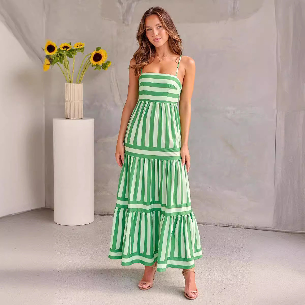 Women's light Striped Dress – Ideal for Summer