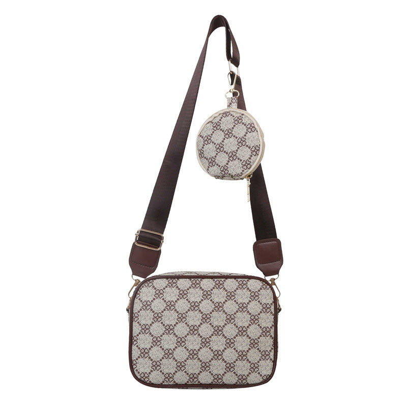 Vintage Pattern Crossbody Shoulder Bag
