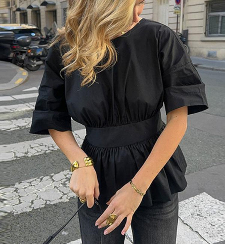 Summer Backless Tie-Back Top