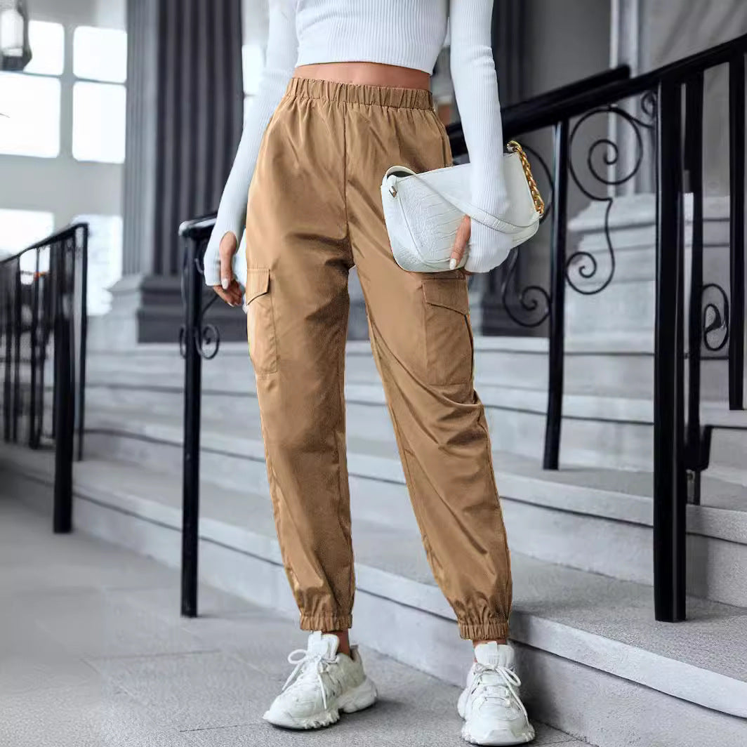Urban Flex Women’s Cargo Jogger Pants | High-Waist Multi-Pocket Pants