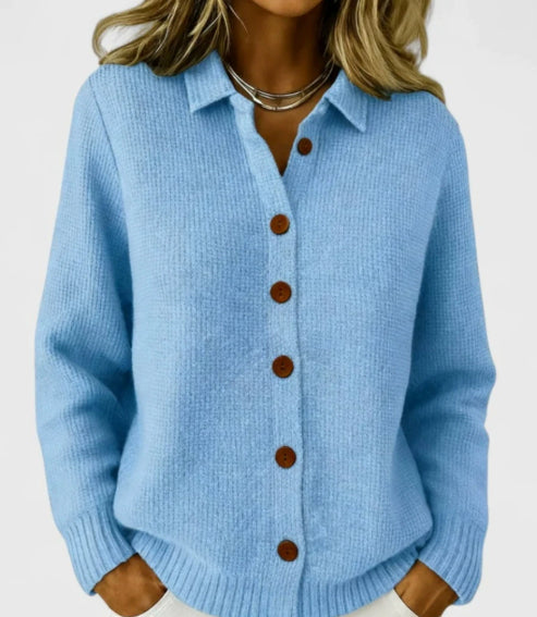 Button-knitted Sweater Cardigan